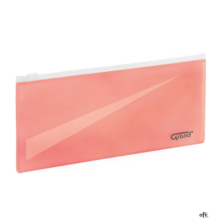 Teczka kopertowa DL zamek strunowy, czerwona GR-P03 GRAND 120-1862