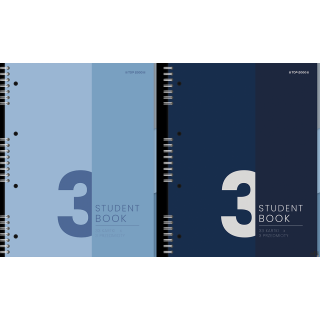 Kołozeszyt Top Studentbook 2SPI A5 100 kartek 70 g kratka 3 przekładki 40017952