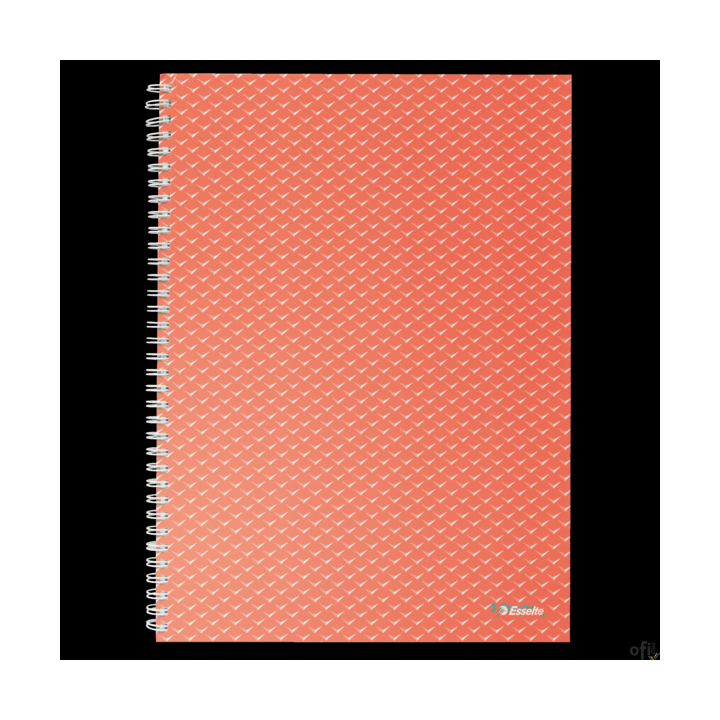 Kołonotatnik Colour Breeze A4, w kratkę, koralowy Esselte 628478