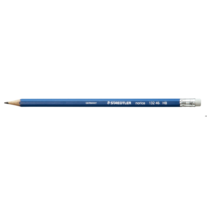 Ołówek Norica, szeciokątny, z gumką, tw. HB, Staedtler S 132 46-HB