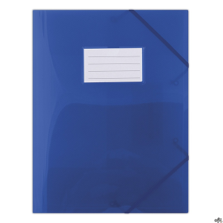 Teczka z gumką A4 PP z kiesz. 8568001PL-10 niebieska BIELLA