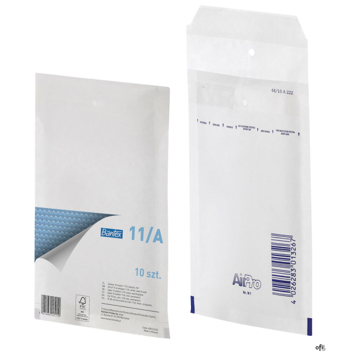 Koperta powietrzna CD biała BANTEX 400123043 bąbelkowa