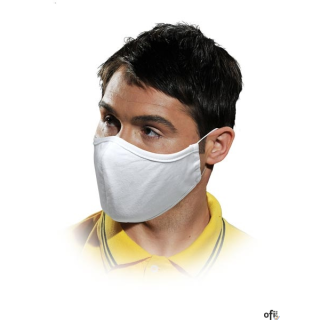 Maseczka bawełniana 10szt. wielokrotnego użytku biała 10szt SALE