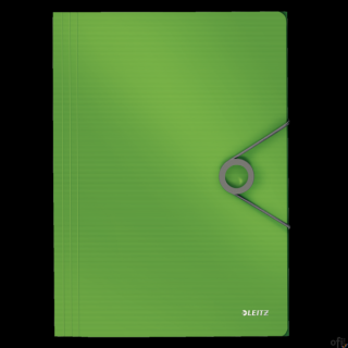 Teczka z gumką PP LEITZ SOLID A4 jasnozielona 45631050
