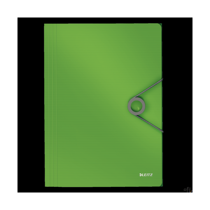 Teczka z gumką PP LEITZ SOLID A4 jasnozielona 45631050