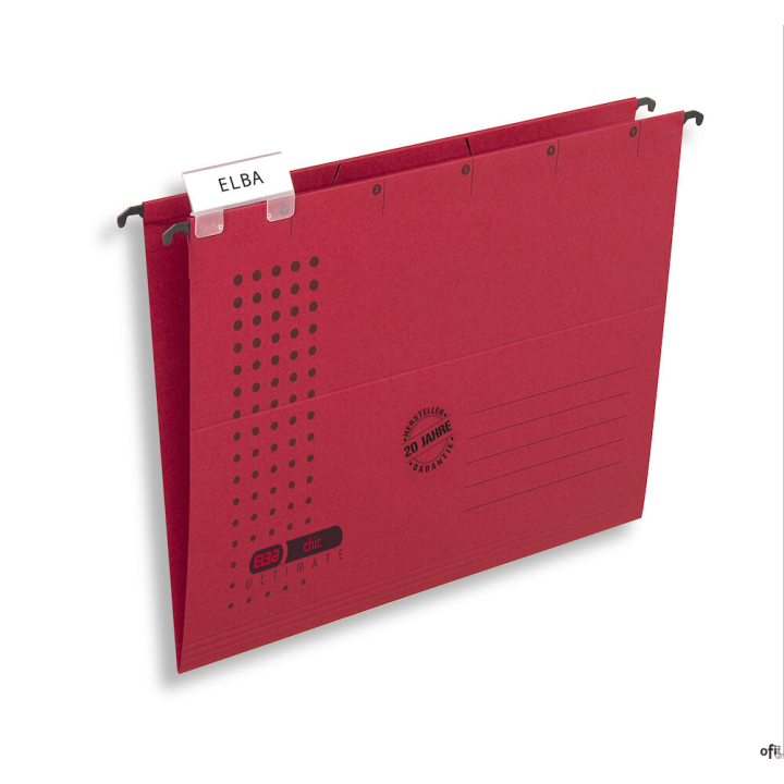 Teczka zawieszana A4 ELBA CHIC ULTIMATE, czerwona 100552089 SALE