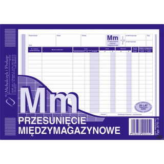 MM przesunięcie materiałów