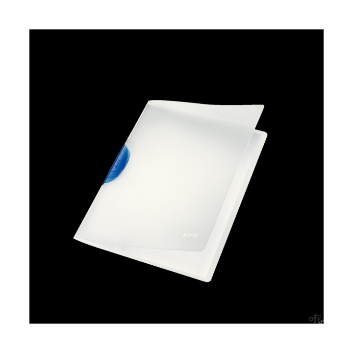 Skoroszyt z klipsem Leitz Magic (okładki przezr./klips kolor), niebieski 41740035