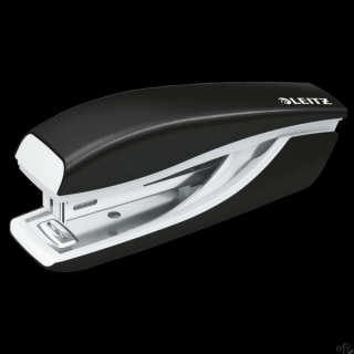Zszywacz Mini metalowy Leitz WOW, czarny, 10 lat gwarancji, 10 kartek 55281095