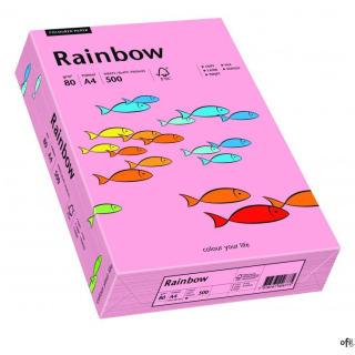 Papier xero kolorowy RAINBOW różowy R55 88042541
