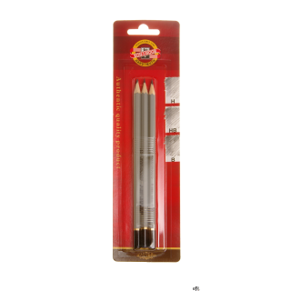 Ołówek  GOLDSTAR  1860/3 3szt blist.H,HB,B