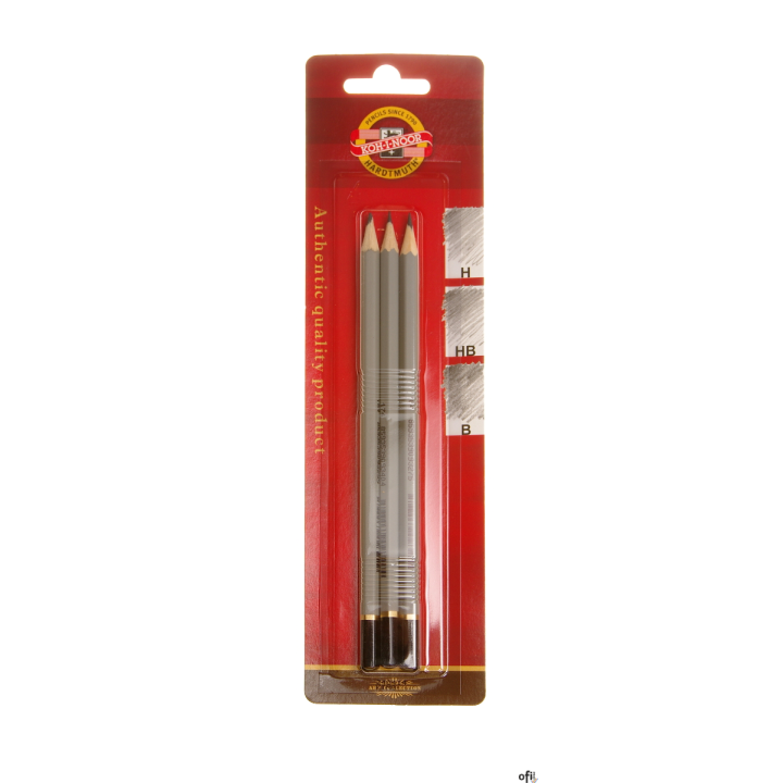 Ołówek  GOLDSTAR  1860/3 3szt blist.H,HB,B