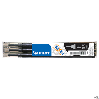 Wkład FRIXION POINT 0.5 czarny PIRBLS-FRP5-B-S3 PILOT opakowanie 3szt.