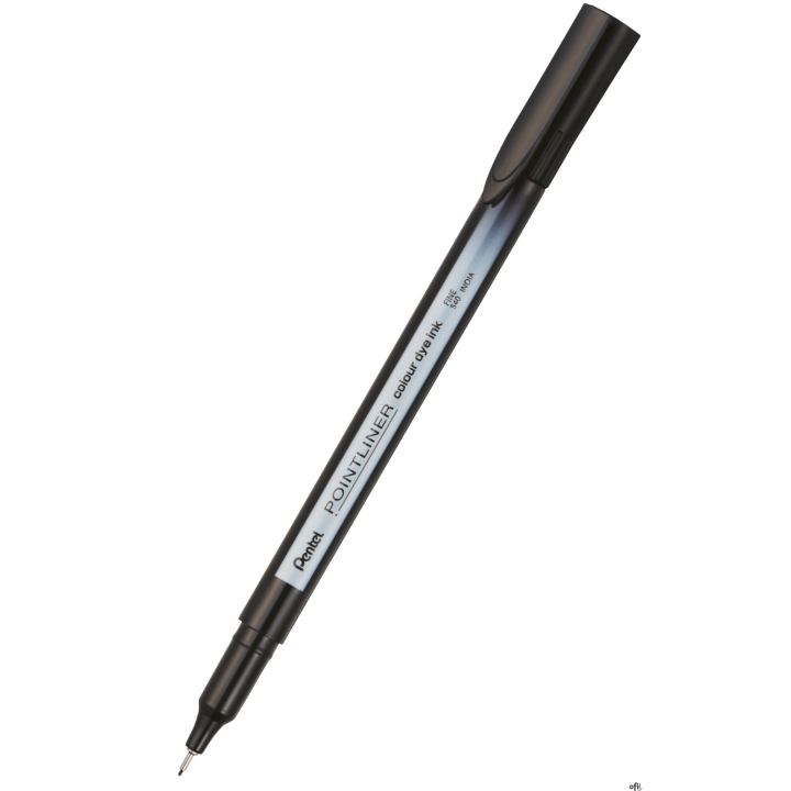Cienkopis pointliner colour, czarny z tuszem na bazie wody, S40-A PENTEL