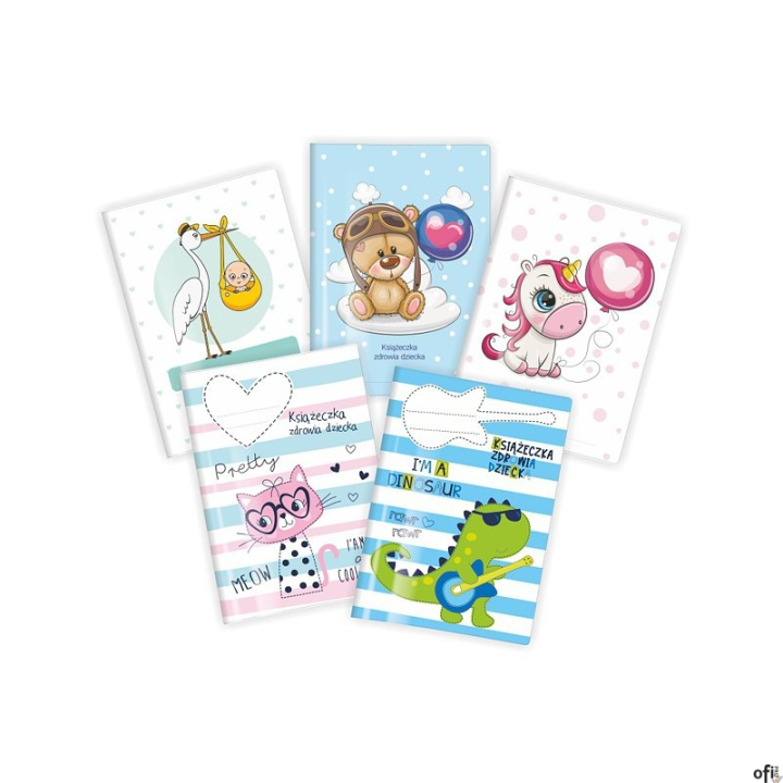 Okładka na książeczkę zdrowia dziecka JEDNOROŻEC KZ-00-02 BIURFOL