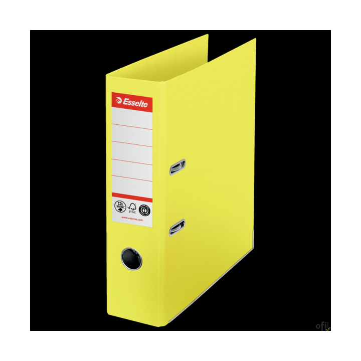 Segregator Esselte No.1 neutralny pod względem emisji CO2, A4, szer. 75 mm, żółty 627566