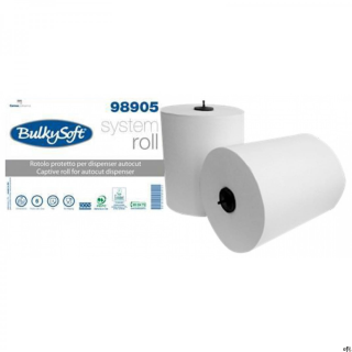 Ręcznik systemowy w roli 200m. (6 rolek) 2w, BulkySoft, 100% celulozy, 98905 SALE HIGIENA