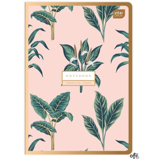 Zeszyt A5 60k kratka METALLIC SATIN GOLD INTERDRUK