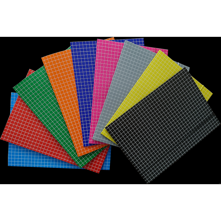 Teczka z gumką DOTTS A4 (10szt) kratka mix 320g