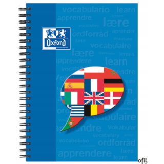Zeszyt A5 48k, do słówek, OXFORD, na spirali, 100102191
