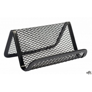 Przybornik na wizytówki DOTTS siatka czarny