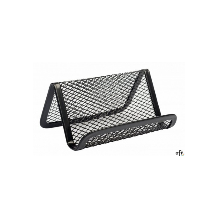 Przybornik na wizytówki DOTTS siatka czarny