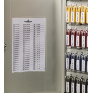 KEY BOX - skrzynki na klucze. Szafka na klucze z zawieszkami Durable_- ponadczasowe wzornictwo_- obudowa wykonana z aluminium_- 
