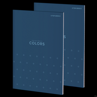 Notatnik TOPCOLORS KLE A5 100K 70G kratka niebieski 400169240 Top 2000