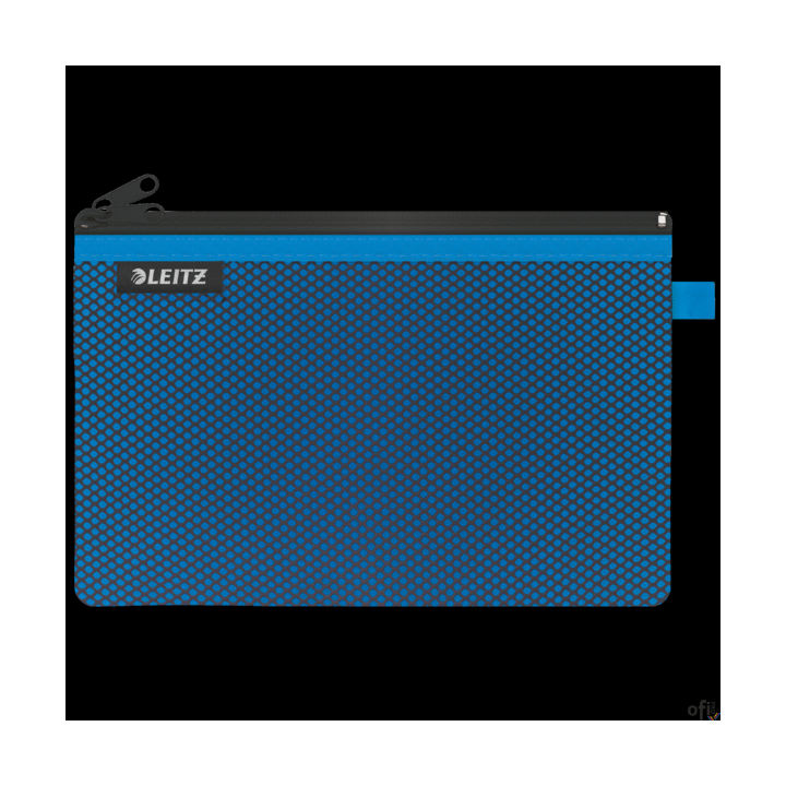 Koszulka z suwakiem z dwoma przegródkami Leitz WOW, rozmiar L, niebieska 40130036