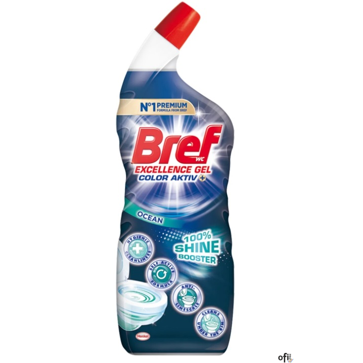BREF Płyn żel do WC Excellence 700ml Ocean *310832