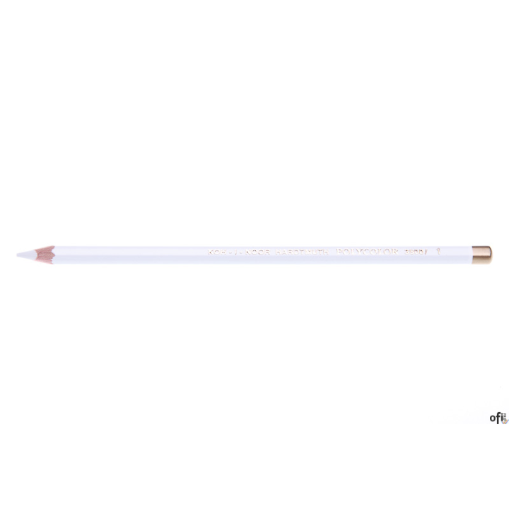 Kredka POLYCOLOR 3800-01 biała KOH-I-NOOR