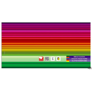 Bibuła gładka zeszyt A4 60k INTERDRUK