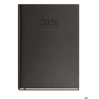 Terminarz Klasyczny B5 2026 - czarny Michalczyk i Prokop T-221V-V kalendarz 1 strona 1 tydzień + strona na notatki