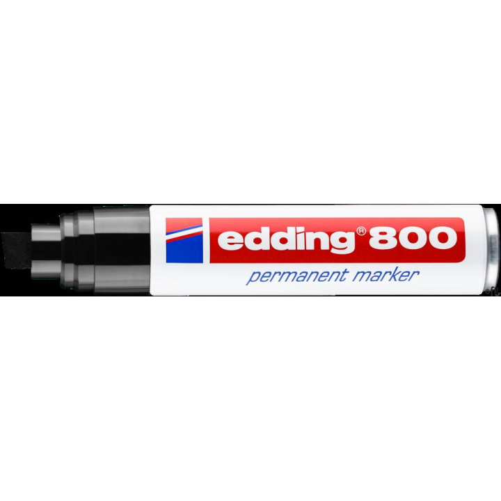 Marker E-800 EDDING czarny końcówka ścięta