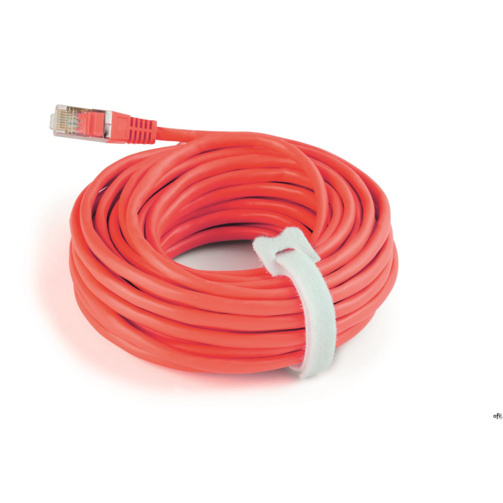 Opaska rzep do spinania kabli 200mm*10mm(5)biała  503602 CAVOLINE DURABLE