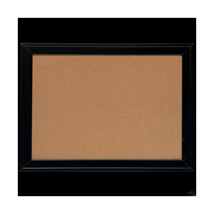 Tablica korkowa Nobo z szeroką czarną ramą, 585x430mm 1903922