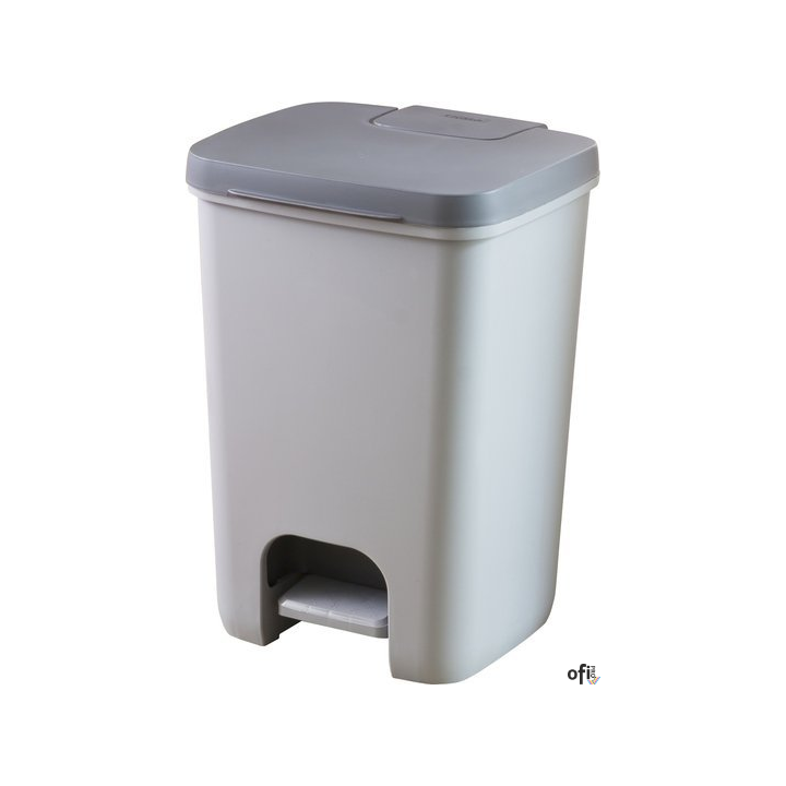 Kosz na śmieci ESSENTIALS 40l Curver 60-686-00 szary/grafit
