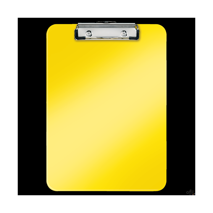 Deska z klipem Leitz WOW, żółta 39710016