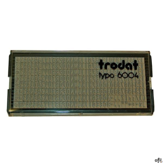 Zestaw czcionek 3mm 6003 POL TRODAT  (X) SALE