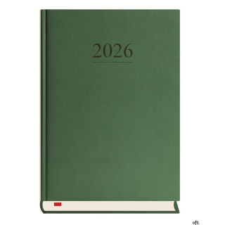 Terminarz Menadżera A5 2027, ciemno zielony, kalendarz dzienny, Michalczyk i Prokop T-203V-Z2