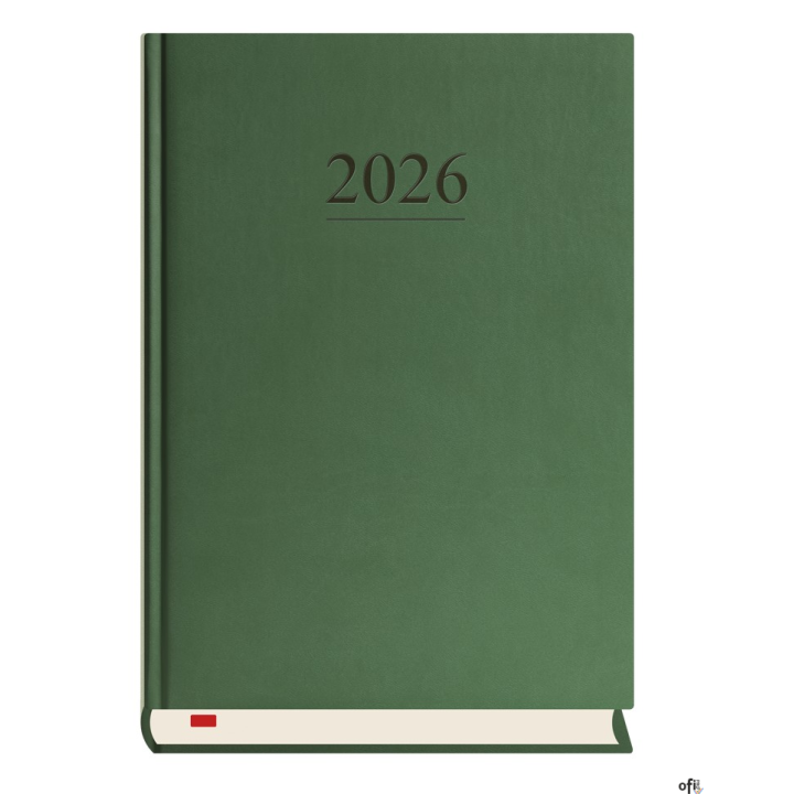 Terminarz Menadżera A5 2027, ciemno zielony, kalendarz dzienny, Michalczyk i Prokop T-203V-Z2