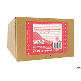 Polecenie Przelewu - wpłata gotówkowa- 2-odcinkowe składanka komputerowa