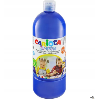 Farba tempera Carioca, 1000 ml, ciemny niebieski, 40430/17