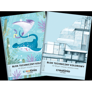 Blok techniczny Top 2000 Creatinio A3 10 kartek 160 g kolor 400176680 .