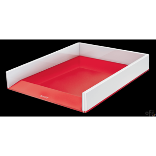 Półka na dokumenty Leitz WOW dwukolorowa, czerwona 53611026 .