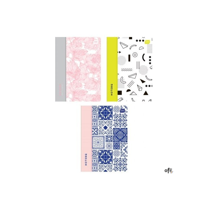 Zaokrąglone rogi. Wodoodporna i wytrzymała polipropylenowa okładka doskonale ochroni wszystkie ważne notatki przed zniszczeniem,