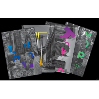 Brulion miękka oprawa TOP CITY SZY A5 96K 70G kratka 400169512 Top 2000