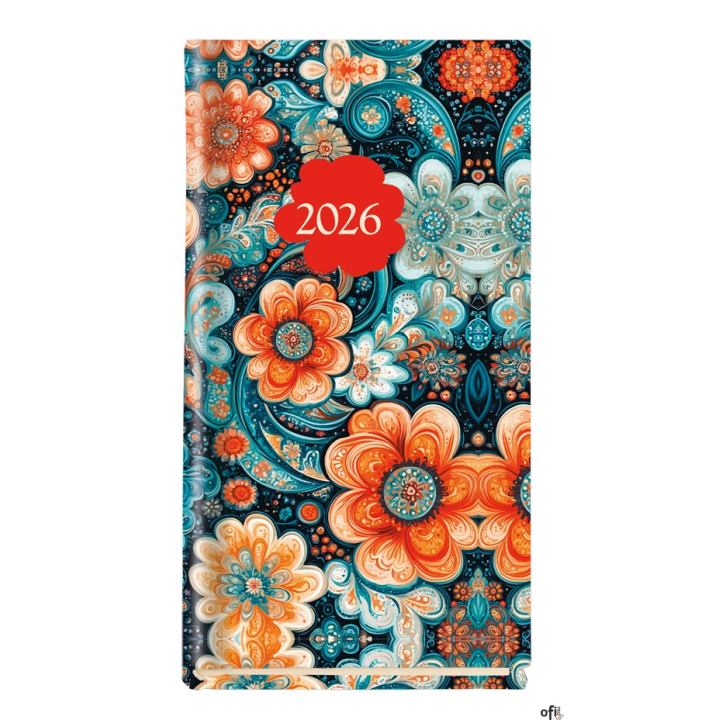 Terminarz Koliber 75x130mm 2026 Michalczyk i Prokop T-320-03 KALENDARZ tydzień na 2 stronach