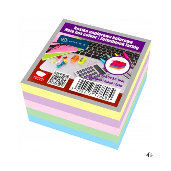 Bloczek wkład kolor 8.5*8.5 INTERDRUK