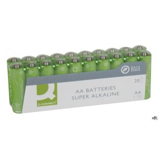 Baterie super-alkaliczne Q-CONNECT AA, LR06, 1,5V, 20szt. KF10848